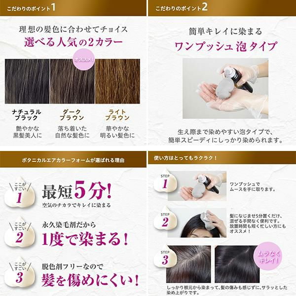 フューチャーラボ ヘアボーテ エクラ ボタニカル エアカラーフォーム 2
