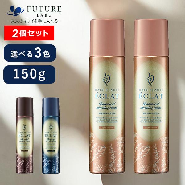 ヘアボーテ　エクラボタニカル　エアカラーフォームEX 80g ダークブラウン ヘアボーテ エクラ ボタニカルエアカラーフォーム ダークブラウン