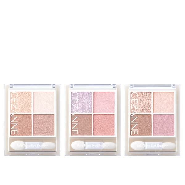セザンヌ ベージュトーンアイシャドウ 4色アイシャドウ ダブルチップ