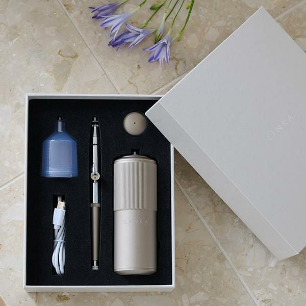LINKA クリスタルミスト エアブラシ美容 ミスト美顔器 保湿美顔器 美容
